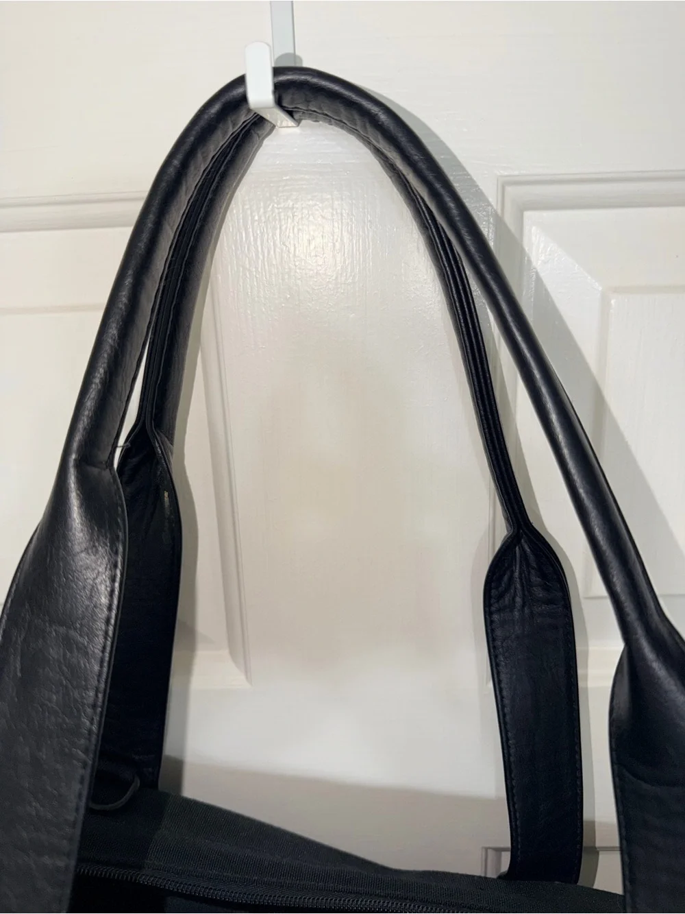 BEIS Black Two-Tier Weekender Travel Tote